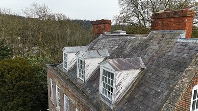 Slates slipping from the dormers